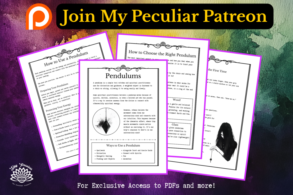 Pendulum Peculiar Patreon