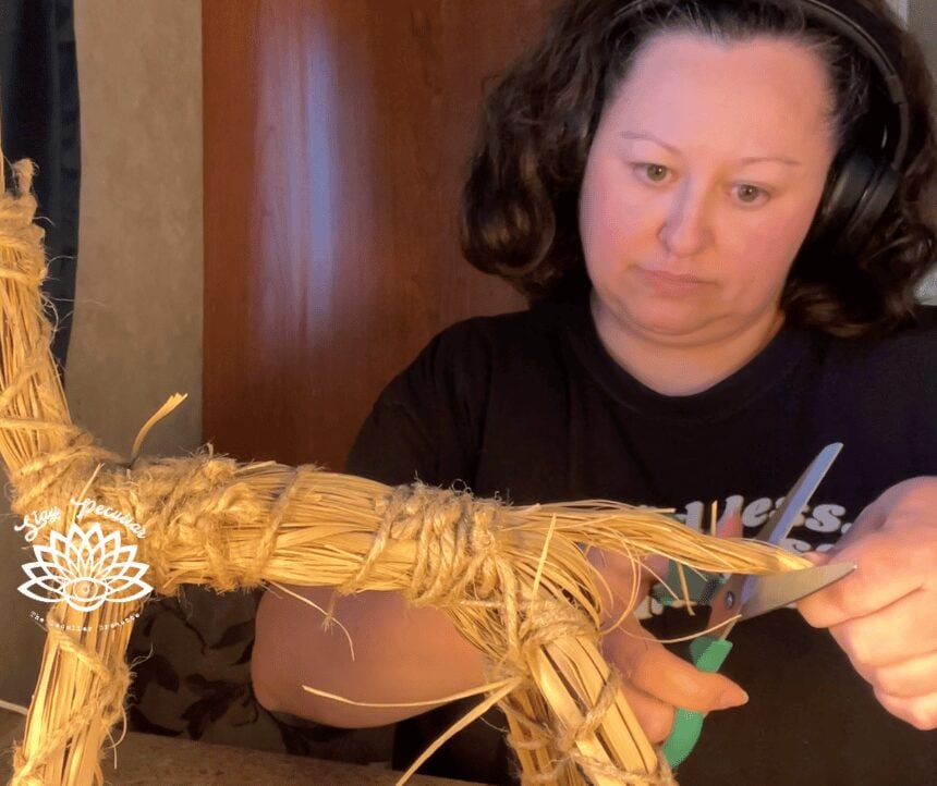 Crafting a Yule Goat 11
