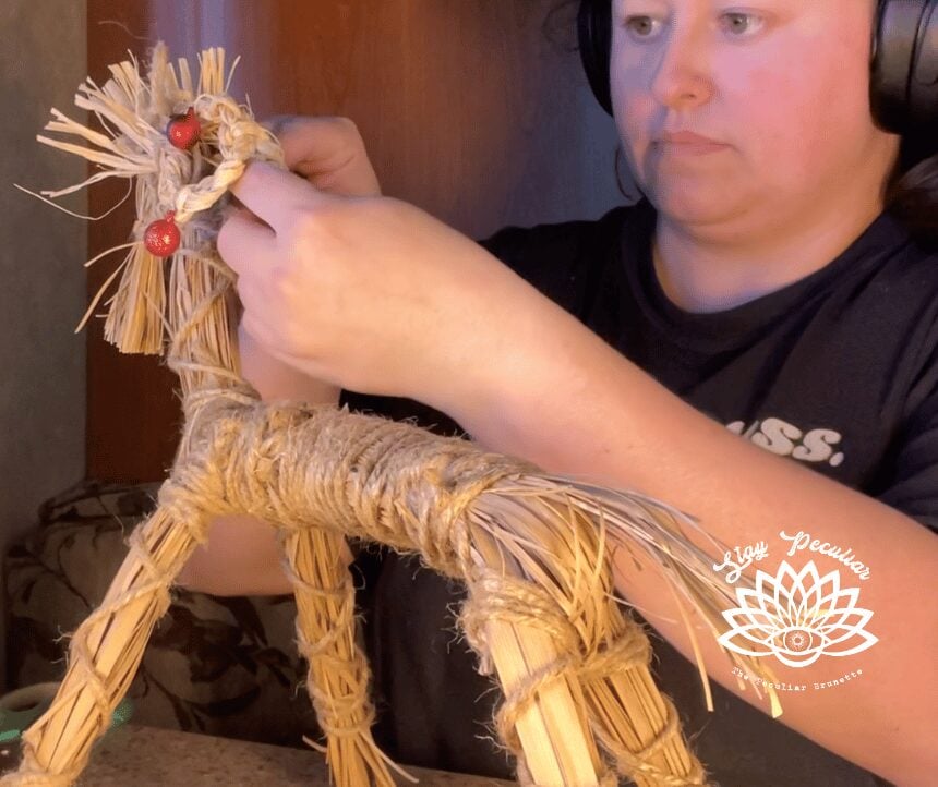 Crafting a Yule Goat 16